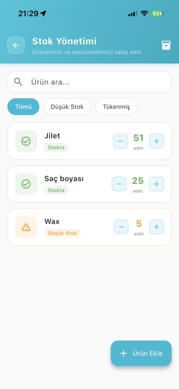 Rezbee stock management