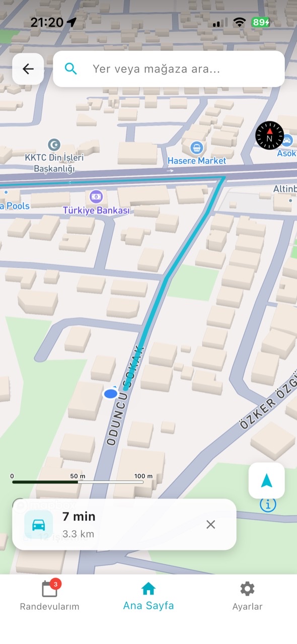 Rezbee map navigation